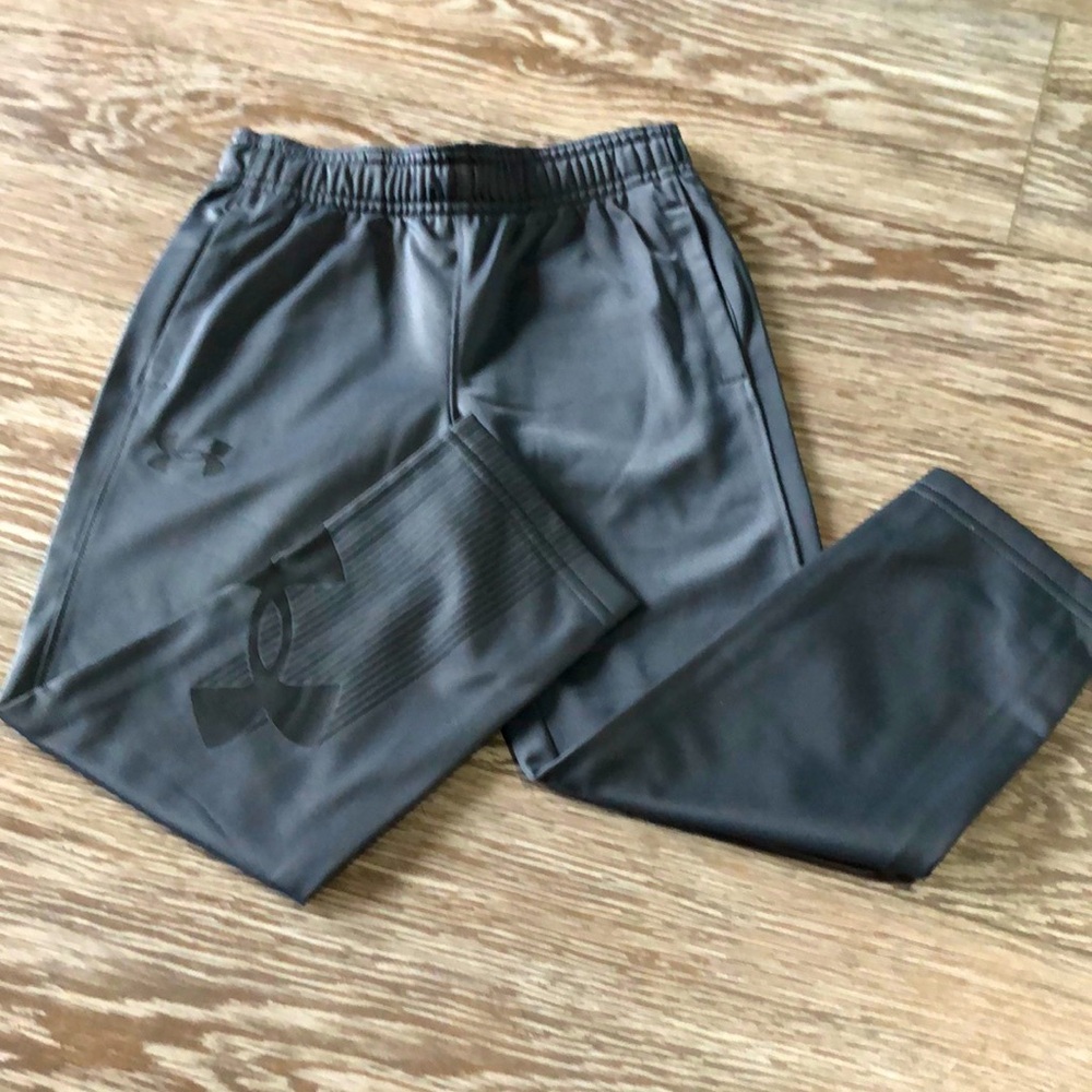 Boy’s Under Armor Big Logo Tapered Pants